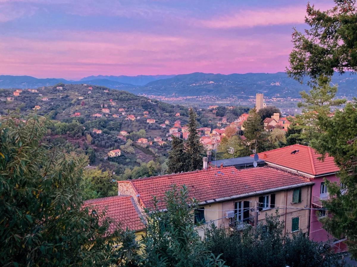 La Casa Rossa Arcola Con Vista Villa Eksteriør bilde
