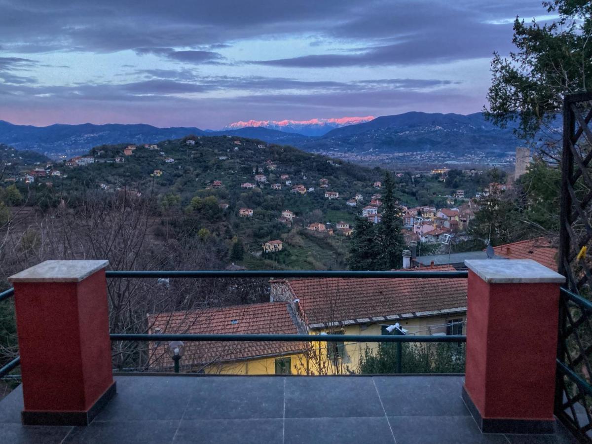 La Casa Rossa Arcola Con Vista Villa Eksteriør bilde