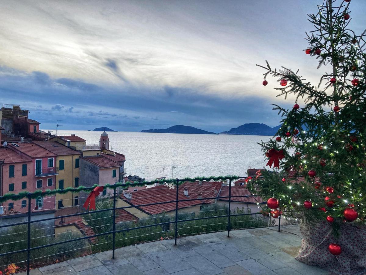 La Casa Rossa Arcola Con Vista Villa Eksteriør bilde