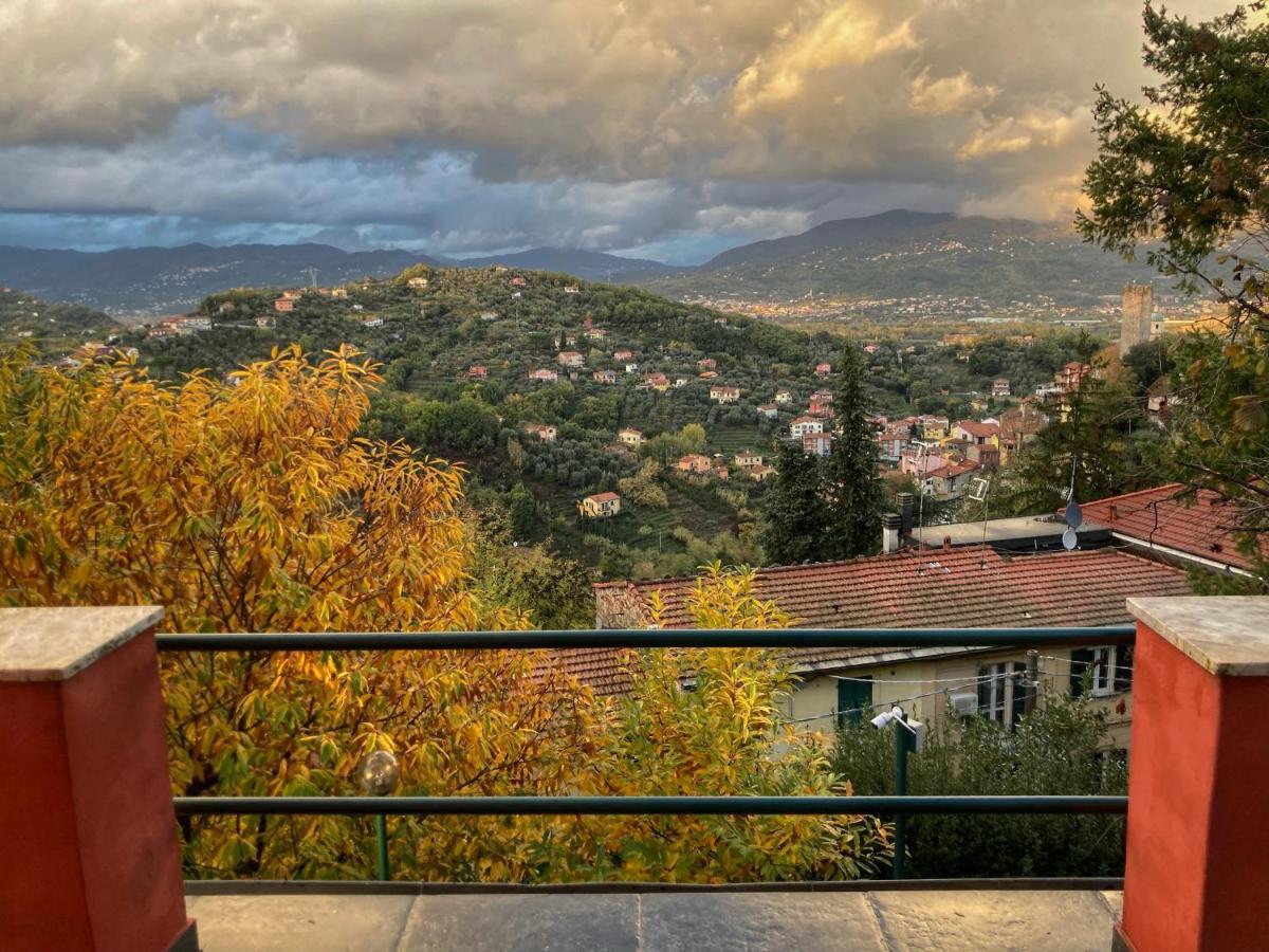 La Casa Rossa Arcola Con Vista Villa Eksteriør bilde