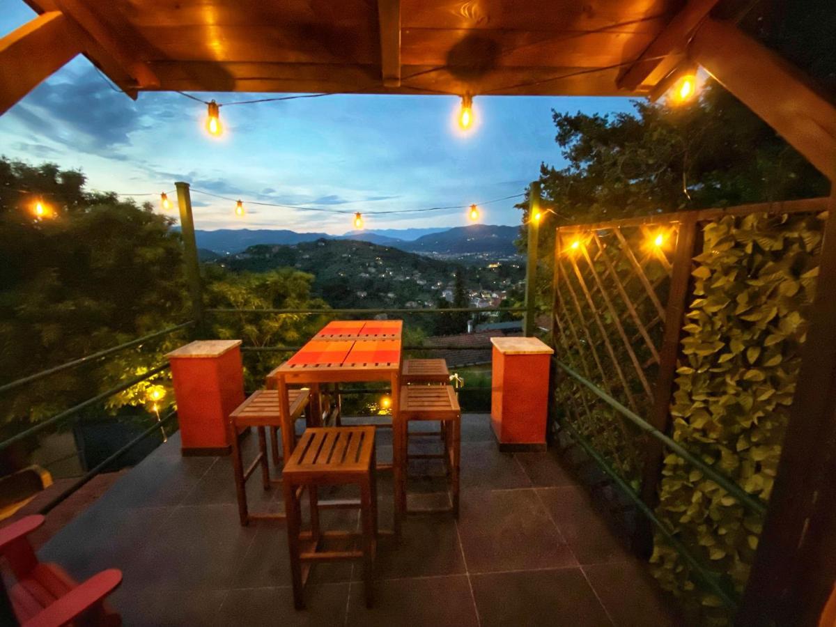 La Casa Rossa Arcola Con Vista Villa Eksteriør bilde