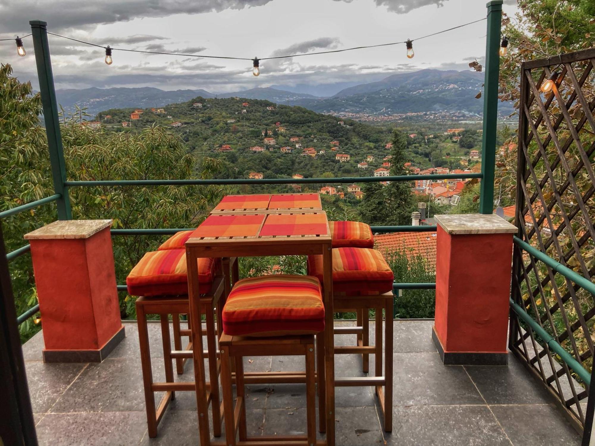 La Casa Rossa Arcola Con Vista Villa Eksteriør bilde