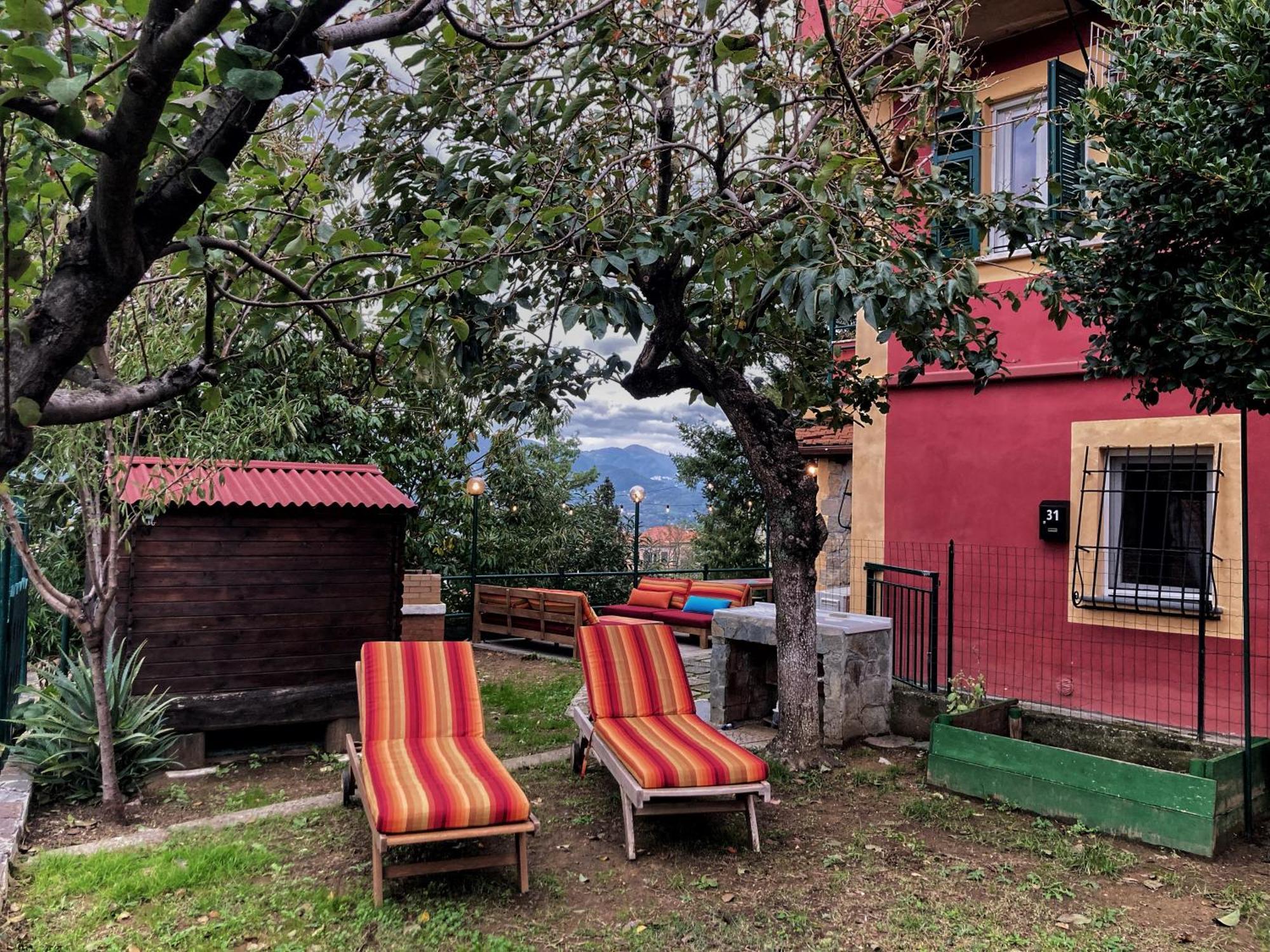 La Casa Rossa Arcola Con Vista Villa Eksteriør bilde